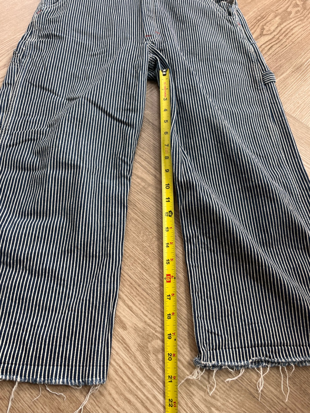 Dickies Striped Denim Railroad Overalls size 2-4 - Picture 5 of 7